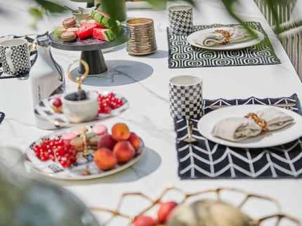 Palermo Tuint table | 3 colors Neolith Blad available | 2 frame colors