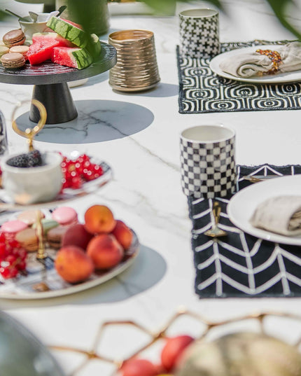 Palermo Tuint table | 3 colors Neolith Blad available | 2 frame colors