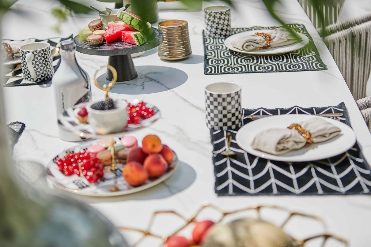 Palermo Tuint table | 3 colors Neolith Blad available | 2 frame colors