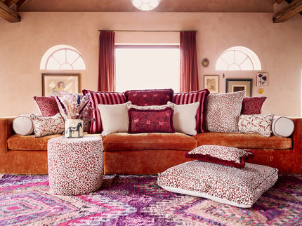 Palais | outdoor ottoman Yoko Spice & Maya Spice