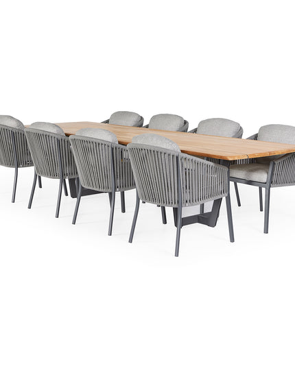 Garden set | Palermo Garden table with 8 Avero garden chairs