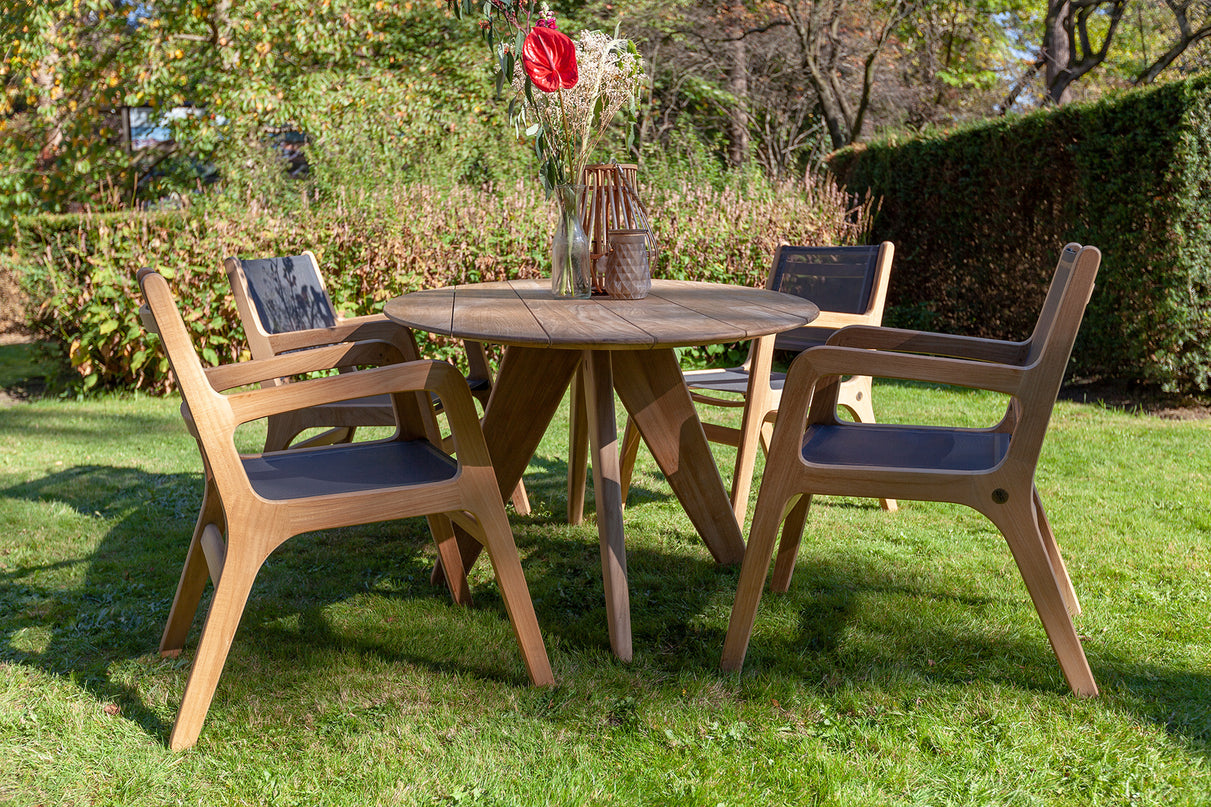 Norden Dining garden chair with textileen