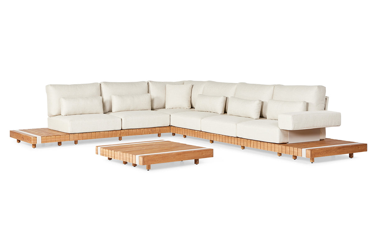 Lounge set Emar | Groot | natural pillows