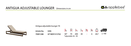 Antigua lounger