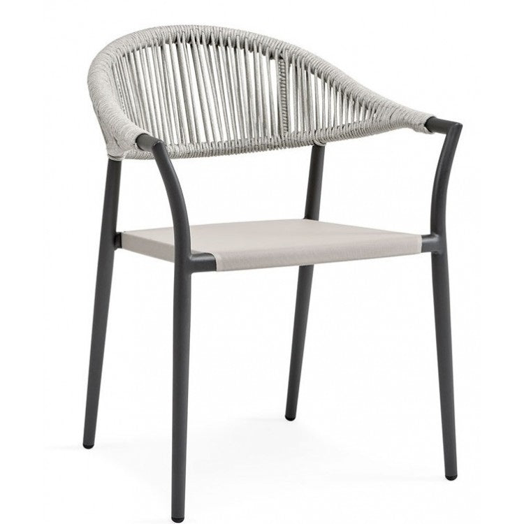 Matera garden chair Mat Royal Gray Frame | Showroom sale -50% discount