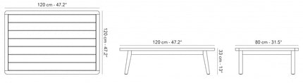Flexx Coffee Table | 120 x 120