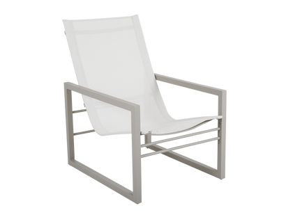 Vevi lounge chair aluminum | Brafab