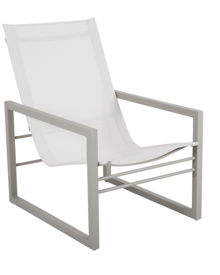 Vevi lounge chair aluminum | Brafab