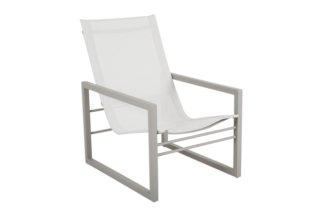 Vevi lounge chair aluminum | Brafab