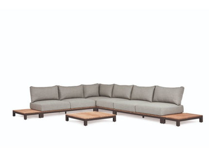 Evora Lounge set | Mat Royal Gray | Large corner arrangement