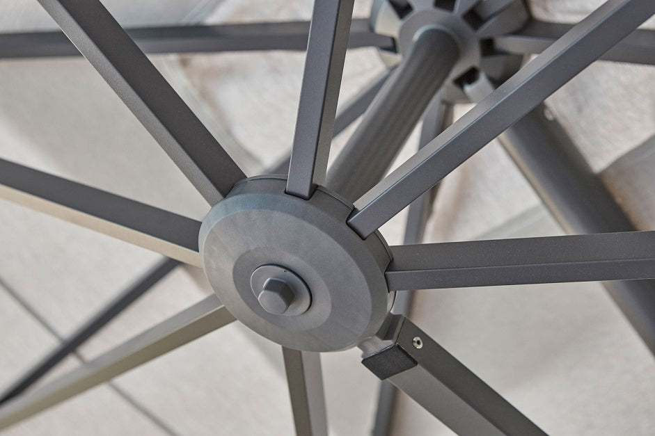 Palmoli Floating parasol | 2 sizes available | Grey