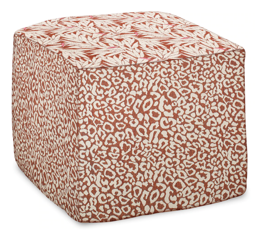 Palais | outdoor ottoman Yoko Spice & Maya Spice