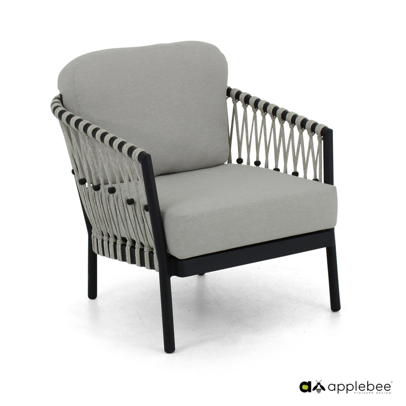 Menton Loungestoel | Black