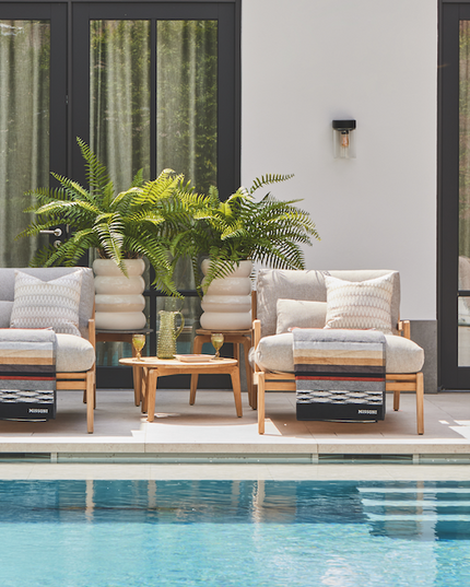 Termoli | Chaisse Longue | 2 fabric colors available