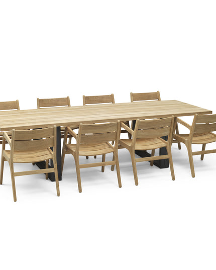 Garden set | Noosa Garden table 280 with Norden Garden Chairs