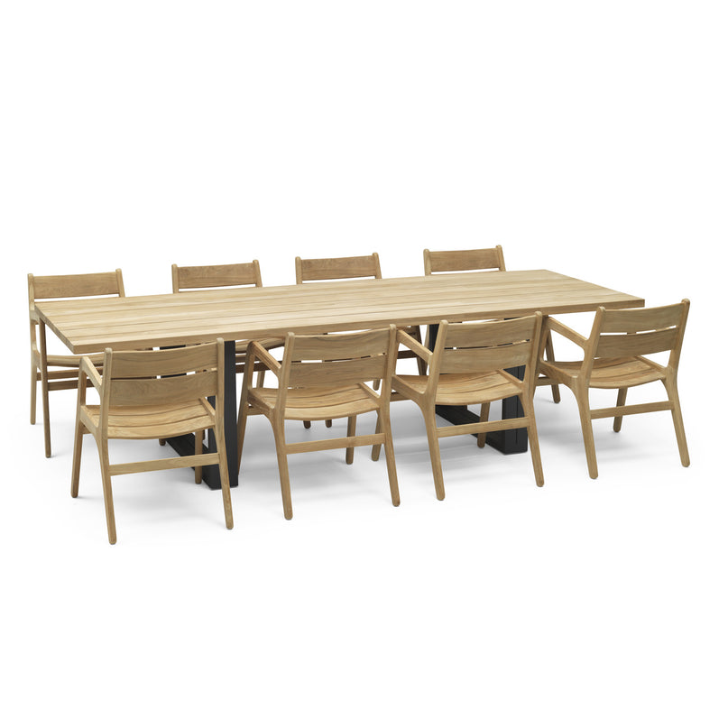Garden set | Noosa Garden table 280 with Norden Garden Chairs