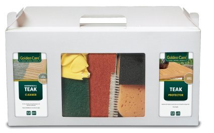 Complete maintenance kit for teak garden furniture
