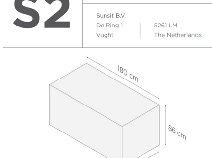 Suns | Protective cover for lounge sofa Gray | S2