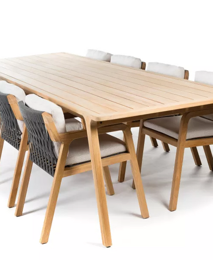 Garden set Flexx | Garden table 300x100 and 8 Flexx chairs