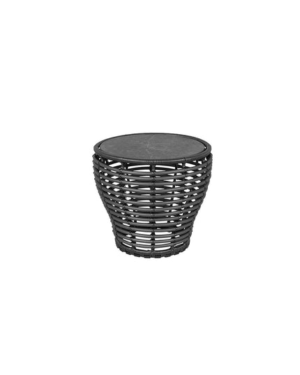 Basket Coffee table | Black or natural 50cm