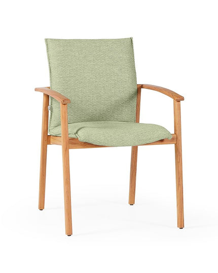 Florine garden chair Teak Frame | 5 dust colors available