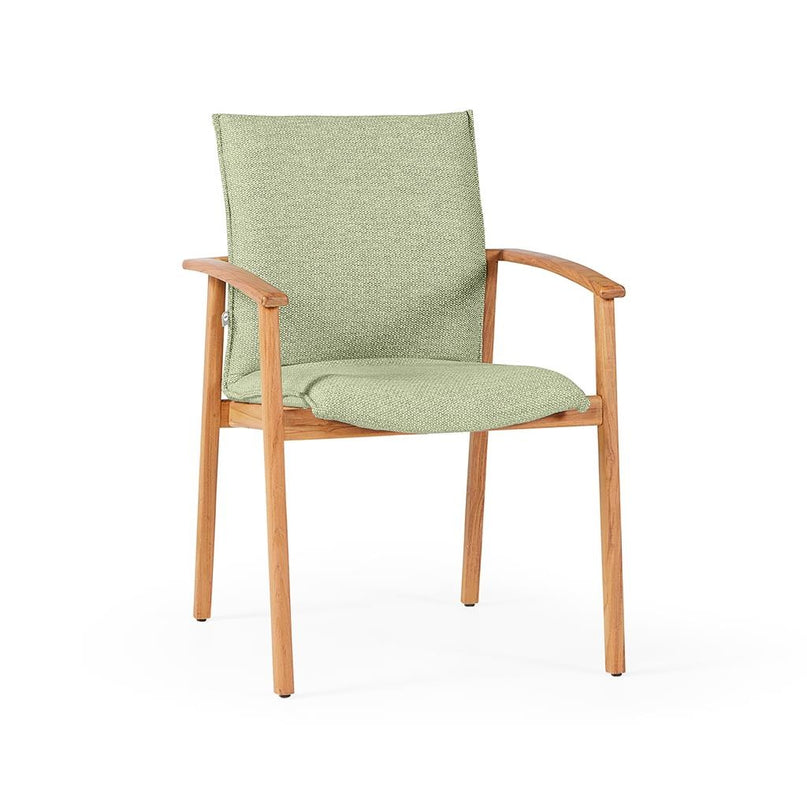 Florine garden chair Teak Frame | 5 dust colors available