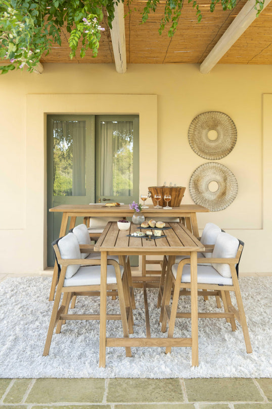 Garden set Flexx | Counter table with 4 counter chairs