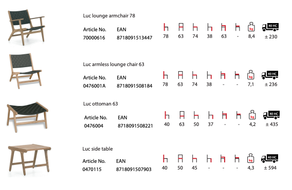 Luc Lounstoel | Low back | Without armrest