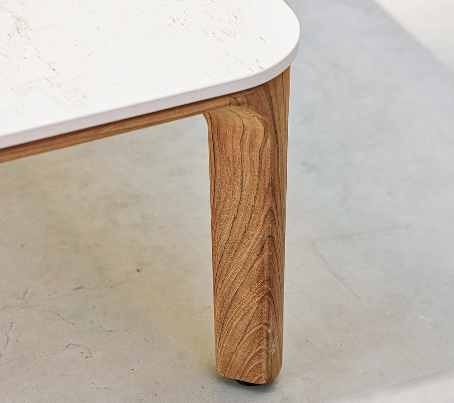 Coffee table aspect | 120x60cm | Taverin White