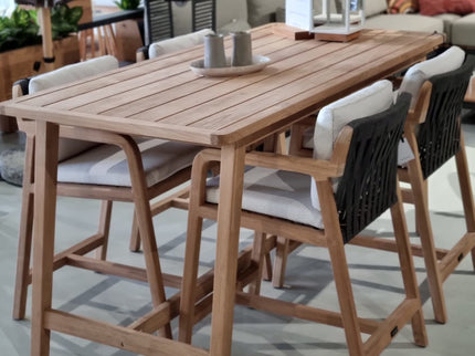 Garden set Flexx | Counter table with 4 counter chairs