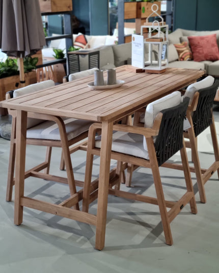 Garden set Flexx | Counter table with 4 counter chairs