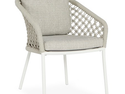 Nappa Garden chair | Macrame Gray Frame | DIV colors available