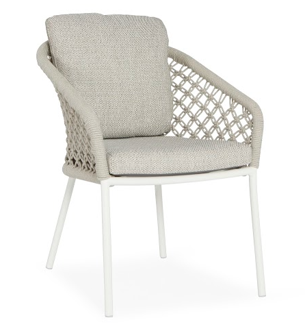 Nappa Garden chair | Macrame Gray Frame | DIV colors available