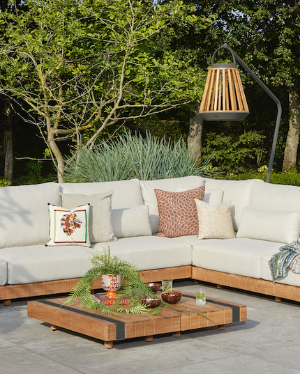 Lounge set Emar | Groot | natural pillows