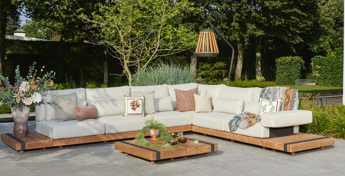 Lounge set Emar | Groot | natural pillows