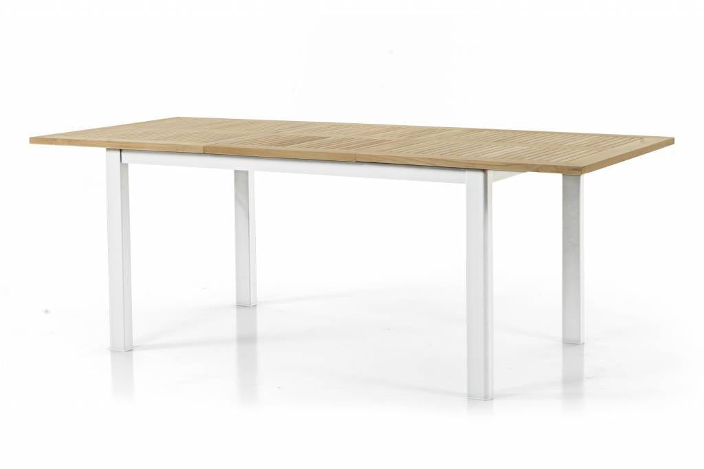 Garden table Lyon | 152-210x92 | white