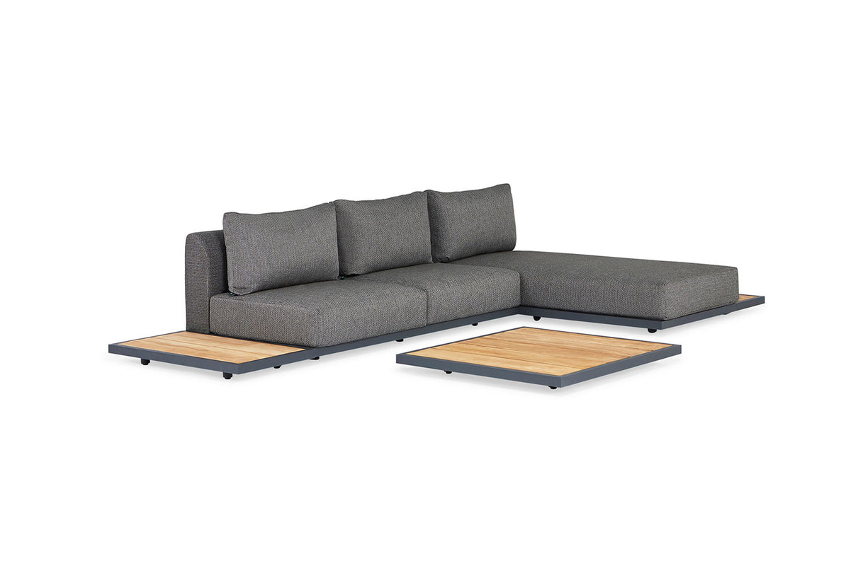Kota Lounge set | Setup 3 | 2-seater with chaisse longue