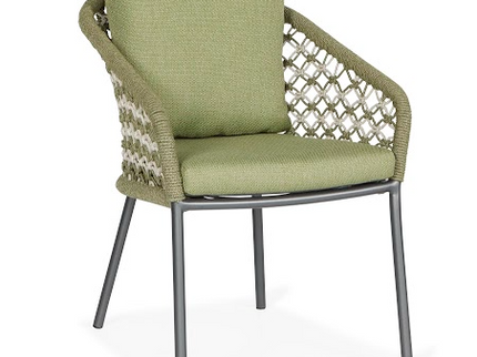Nappa Garden chair | Macrame Gray Frame | DIV colors available