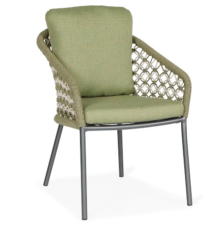 Nappa Garden chair | Macrame Gray Frame | DIV colors available