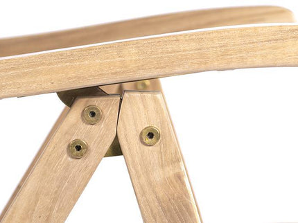 Teak adjustable garden chair Houston | Showroom sale -35% discount!