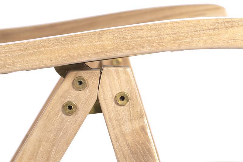 Teak adjustable garden chair Houston | Showroom sale -35% discount!