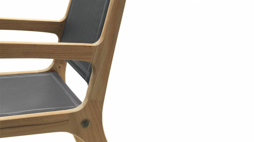 Norden Dining garden chair with textileen