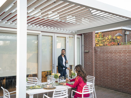Rota | Terrace covering | Mat White | 360x530x250cm