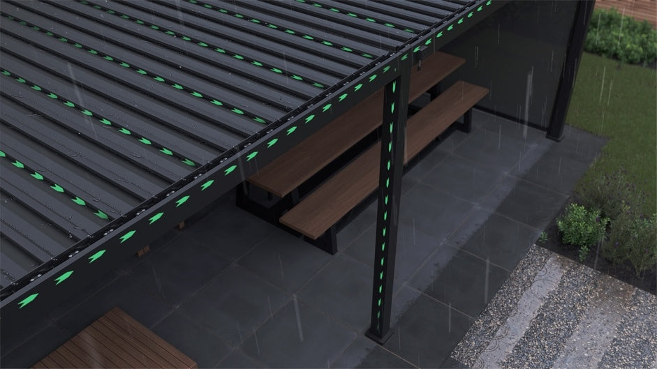 Alvaro roof 300x363x250 | 2 colors available
