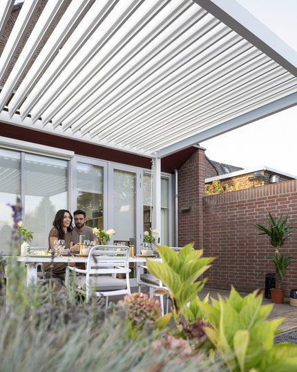 Rota | Terrace covering | Mat White | 360x720x250cm