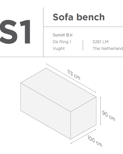 Suns | Protective cover for lounge chair | Gray | S1