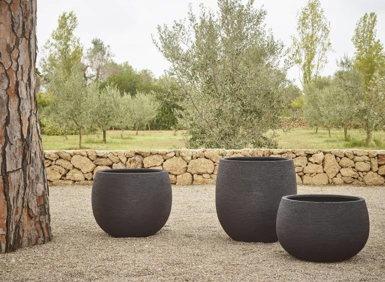 Terra Balloon | Color Nero | Plants pots Jardinico | 3 sizes
