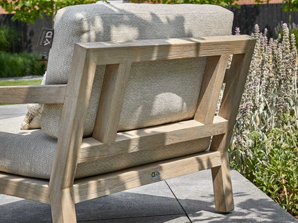 Olive lounge sofa coastal finish