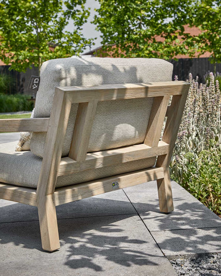 Olive lounge sofa coastal finish