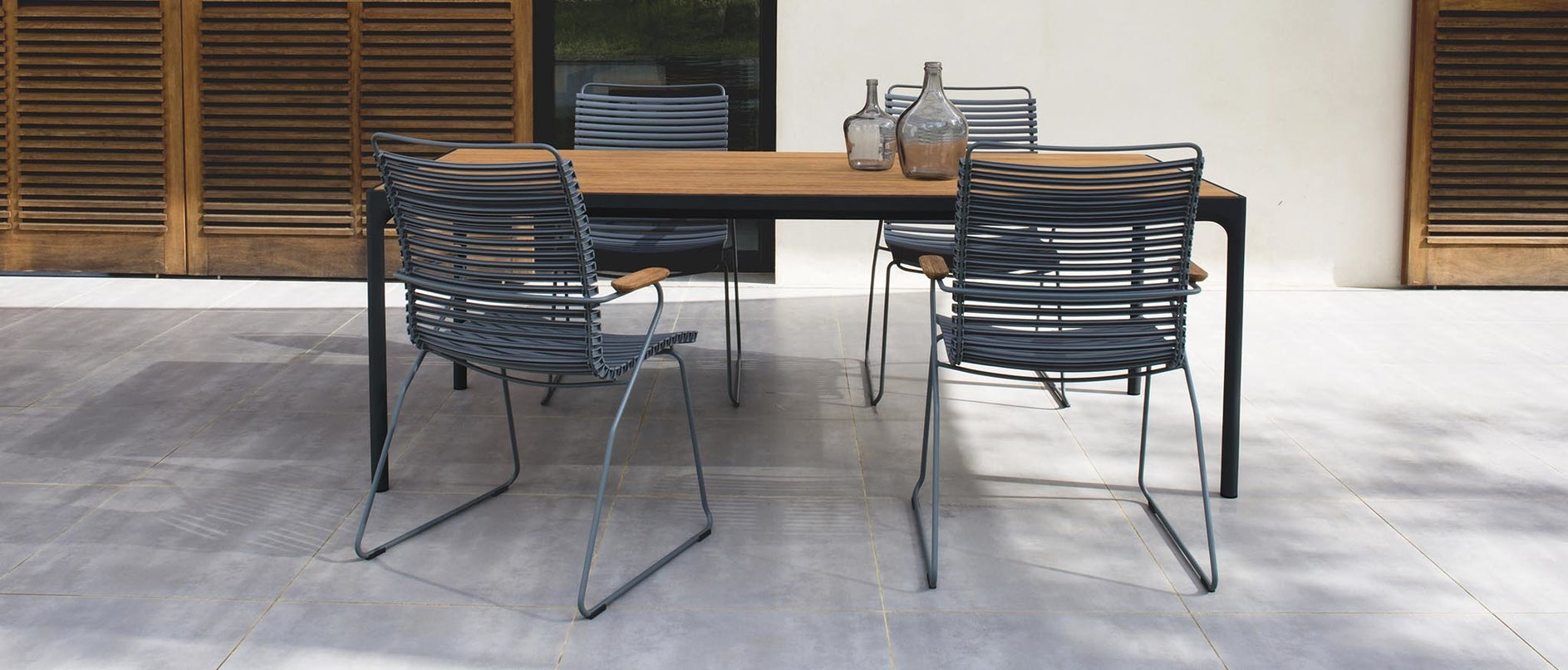 Click garden chair | High back | Various colors